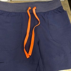 Figs Navy Nepal petite skinny jogger scrub pants XS